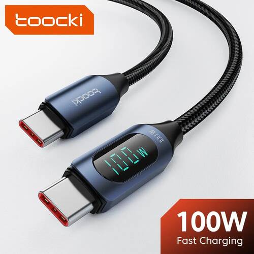 Type C to Type C Cable 100W PD Quick Charging Charger USB C