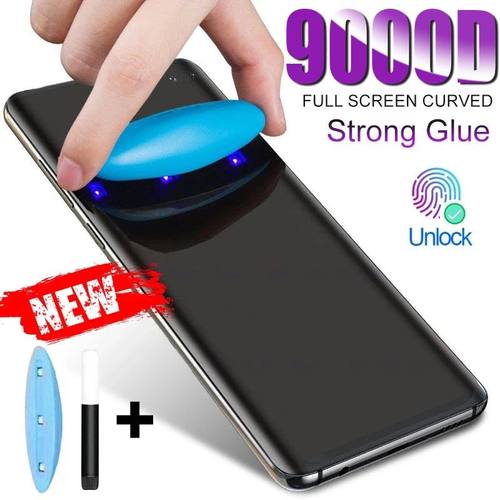 UV Tempered Glass For Samsung Galaxy S21 S22 Plus Glass S10 S9 S8 Screen Protector S20 Ultra S10e S