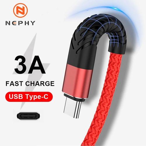 USB Type C Cable Quick Charging Data Cord For Samsung S23 S22 S21 Redmi Huawei OnePlus Mobile Phone