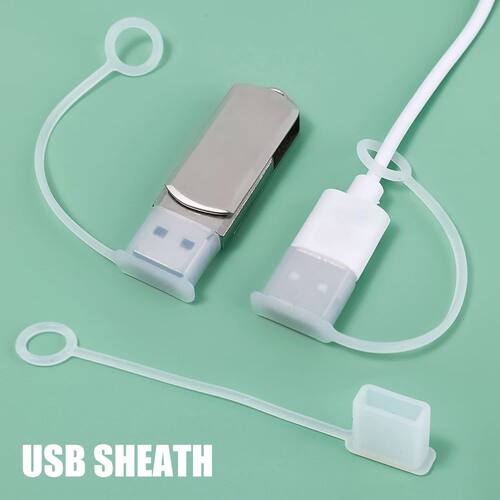 Dust Plug for USB-A Male 5pcs USB A Cable Dust Cover with St