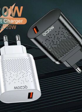 20W USB Charger Mobile Phone Adapter For iPhone Samsung Huawei QC3.0 Travel Charger EU/US/UK/KR Plug