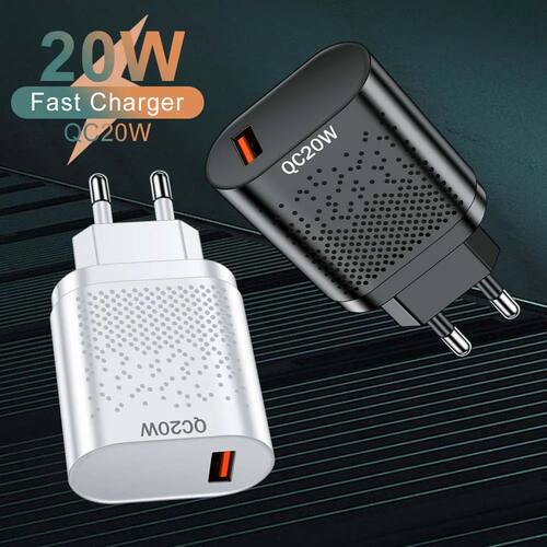 20W USB Charger Mobile Phone Adapter For iPhone Samsung Huawei QC3.0 Travel Charger EU/US/UK/KR Plug