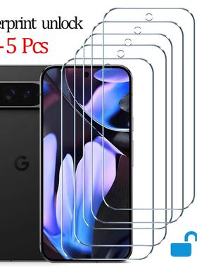 Fingerprint unlock Glass for Pixel 9 Pro 8A 9A 7 6A 7A 8 Pro Screen Protector Pixel 9 Pro XL Tempere