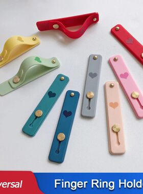 Universal Love Shaped Push-pull Wrist Band Phone Stand Finge