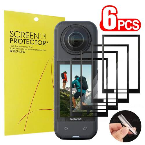 1-6Pcs For Insta360 X3 X4 X5 Screen Protector For Insta 360X