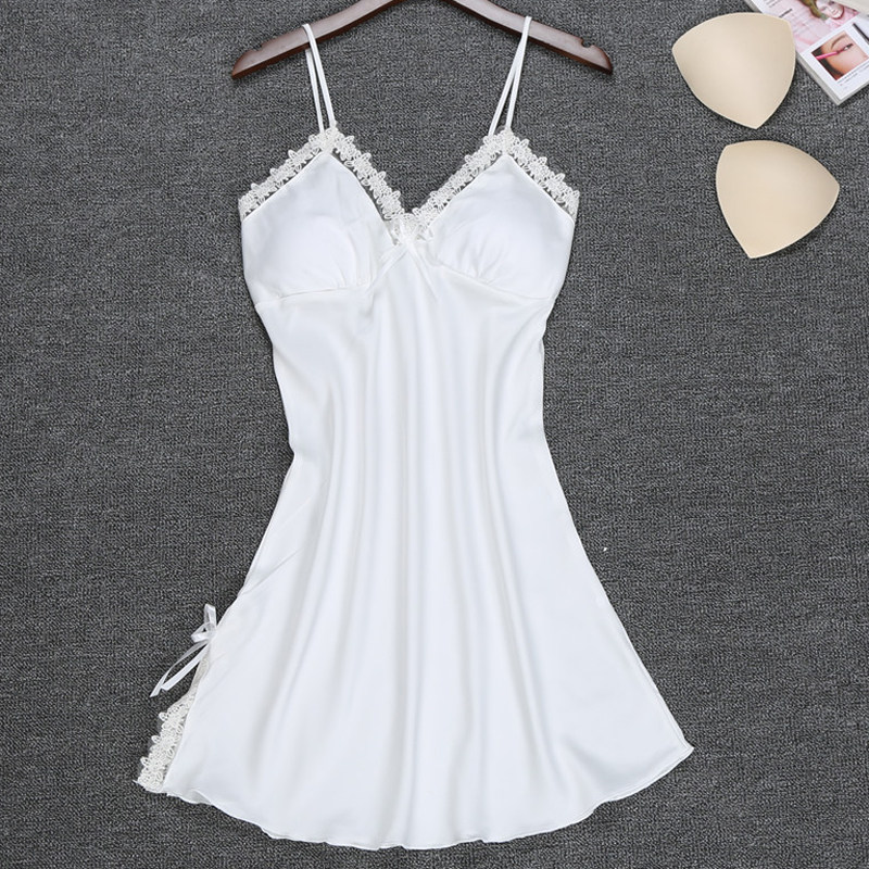 Silk camisole pajamas summer Sex band Bra Hot Gather Small chest adult Borneol Sternum Nightdressin the Lingerie/Men's underwear/Tracksuit , Lingerie  category - from Buy2taobao.com to provide professional Taobao agent buy service