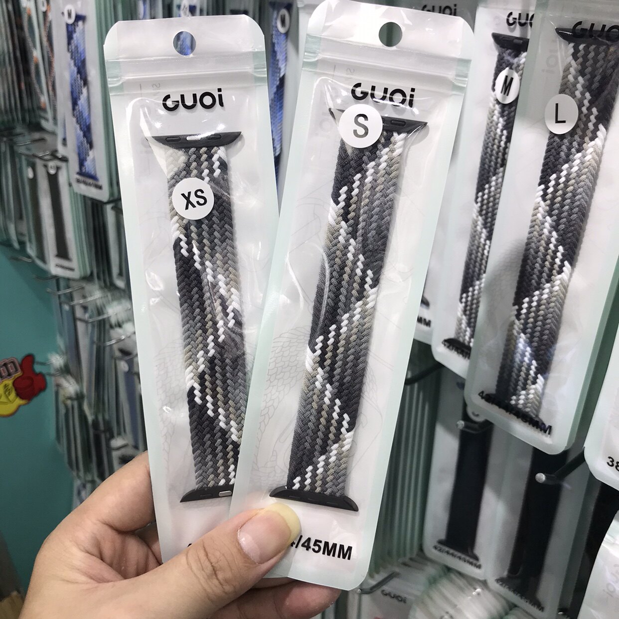 APPLICABLE TO APPLE WATCH APPLE WATCH IWATCH6|7 GENERATION ELASTIC WOVEN NYLON HUAQIANGBEI S8 UNIVERSAL