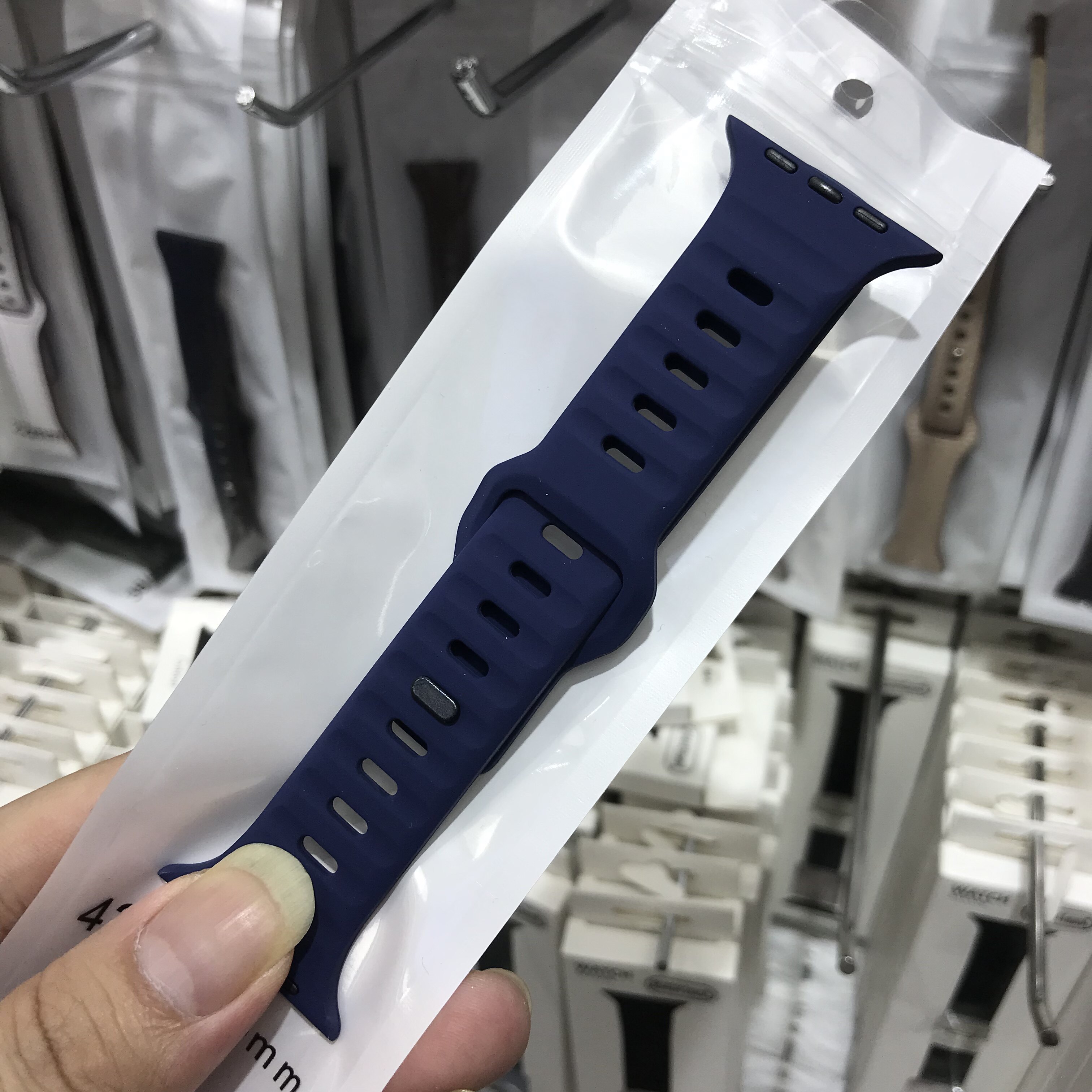 SUITABLE FOR HUAQIANGBEI APPLE WATCH9 STRAP S8S9 ULTRA WATCH SILICONE BAND HK8PROMAX
