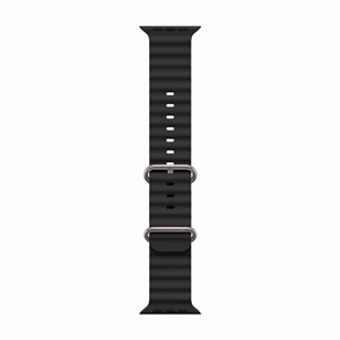 【原装扣】海洋硅胶手表带ultra1/2代华强北S9运动表带applewatch