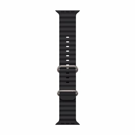 【原装扣】海洋硅胶手表带ultra1/2代华强北S9运动表带applewatch