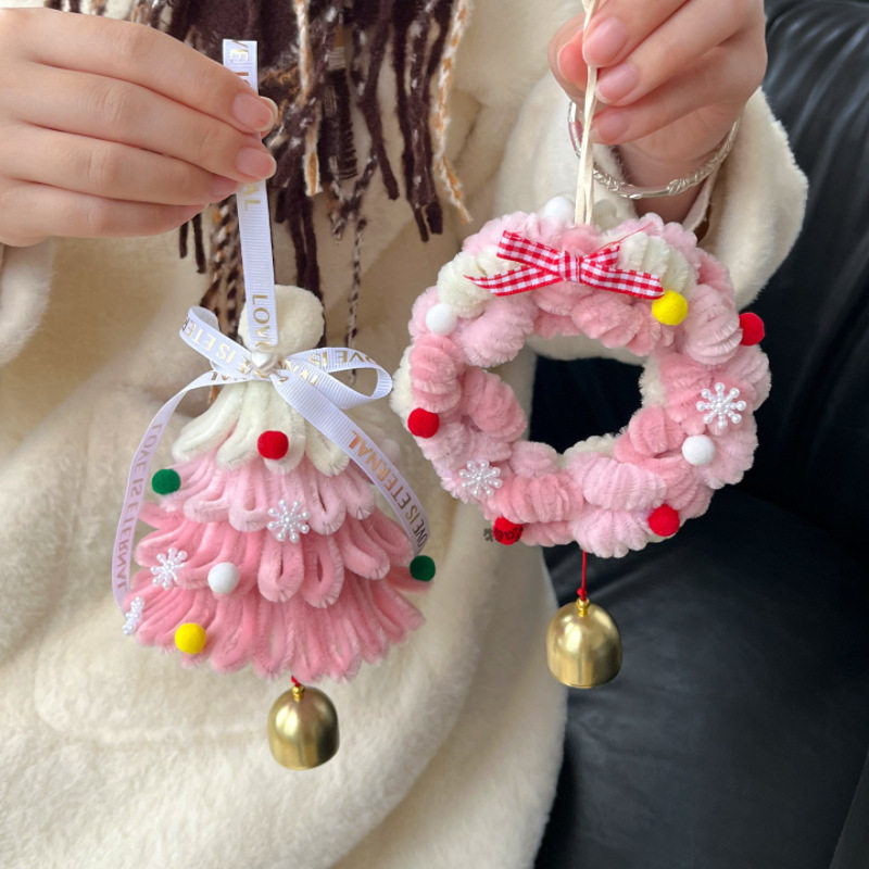 圣诞DIY扭扭棒树挂件材料包