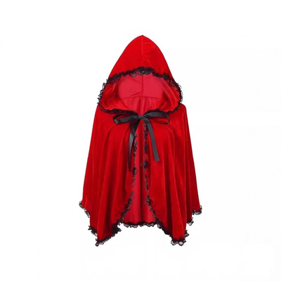 Little Red Riding Hood For Halloween Cos Costume Red Hooded