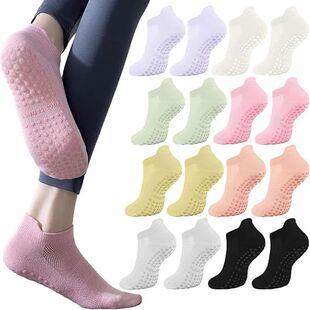 Women Non Slip for Mesh Socks Yoga Pairs Breathable
