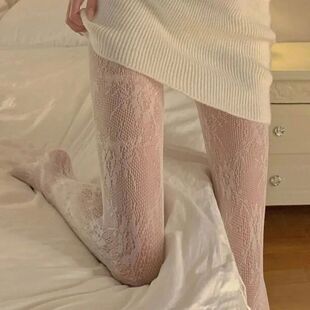 Women Fishnets Tights Sexy Lolita Hollowed Lace Stockings Fi