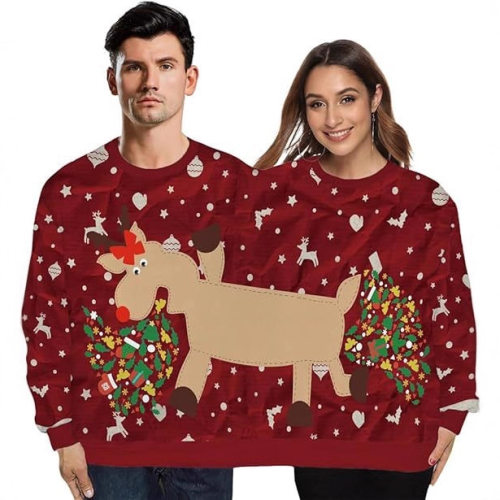 Halloween Autumn And Winter Christmas Costumes Digital Print