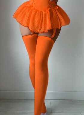 Club Colorful Stockings Women's 80D Velvet Knee High Socks S