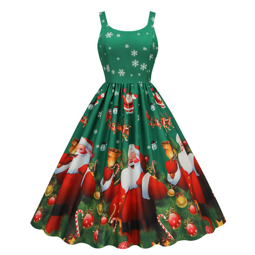 L Christmas Dress Ebay Women's Sleeveless Printed Vest Big S