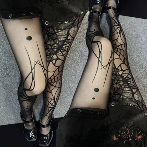 Gothic Vintage Dark Fishnet Tights Stocking Women Emo Altern