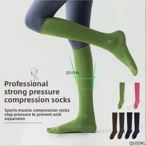 Running Skipping Rope Calf Compression Socks female High Ela