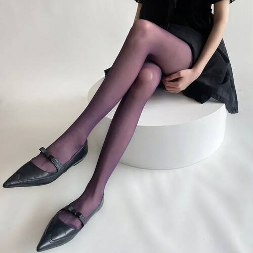 Ultra-thin Nylon Thigh High Stockings Pantyhoses Blue Green