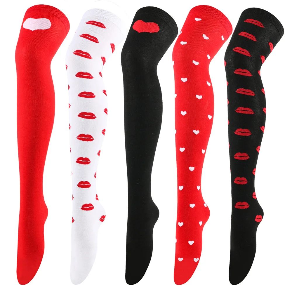 Valentine's Day Date Gift Wear-resistant Stockings Party Ove