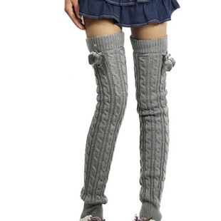 Lolita Female High Socks Thigh Knitted Long Women Lingerie