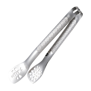 不锈钢夹子厨房316食品夹商用防烫煎牛排专用夹烤肉烧烤夹子加长