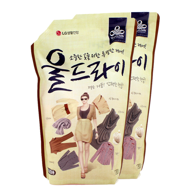 韩国中性无荧光剂补充装洗衣液