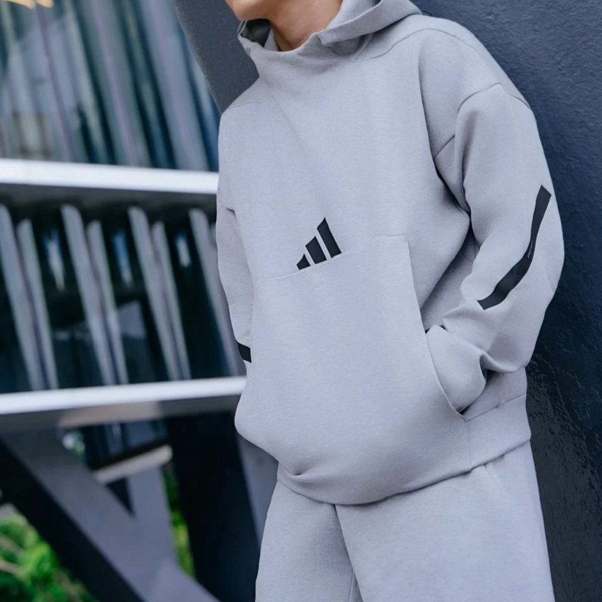 ADIDAS阿迪达男女ZNE针织高领长袖卫衣连帽宽松套头衫 JE3071,运动服/休闲服装,运动卫衣/套头衫,淘宝优惠券,粉丝福利购,淘宝优惠卷
