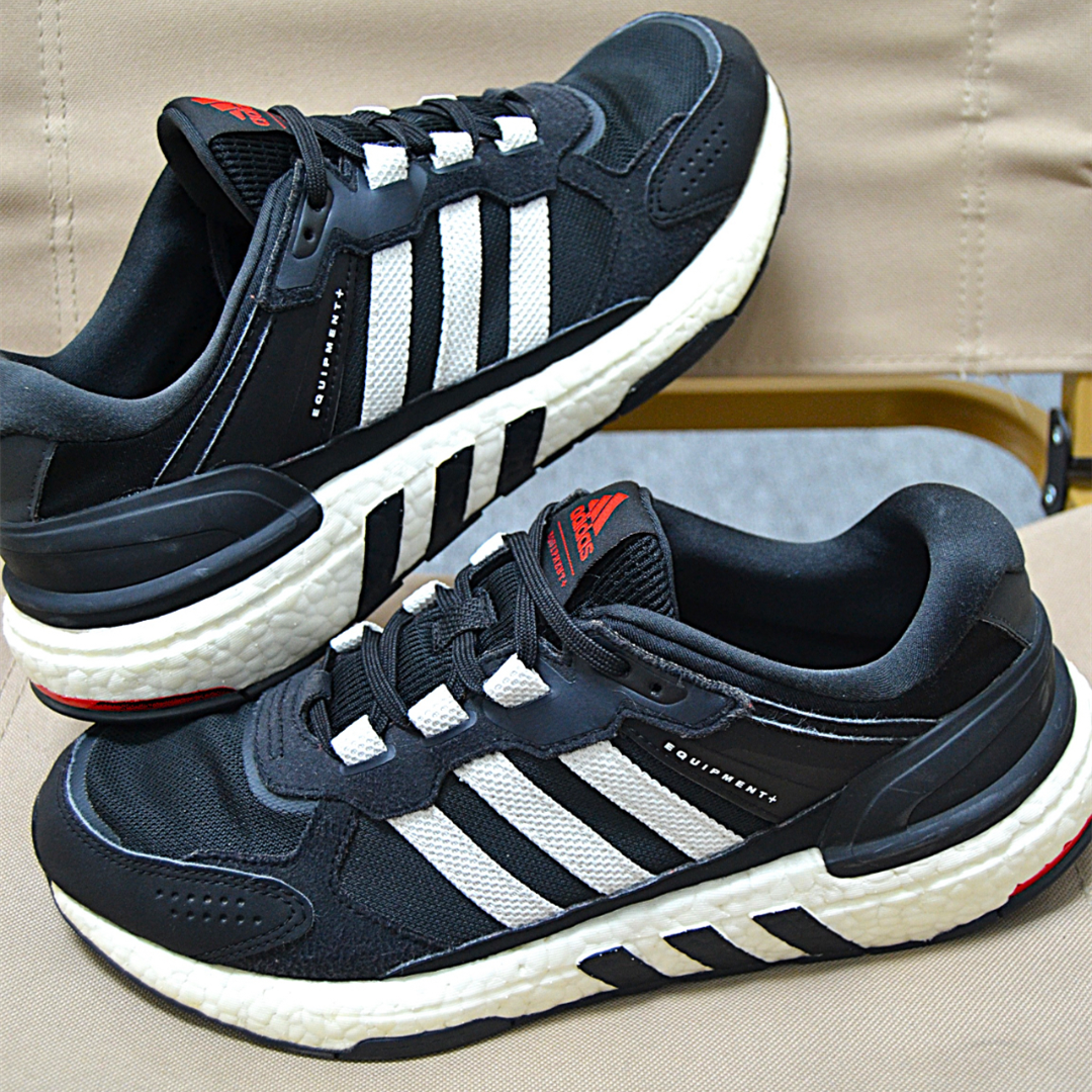 ADIDAS阿迪达斯EQUIPMENT爆米花底男鞋女鞋运动跑步鞋软底GX6630