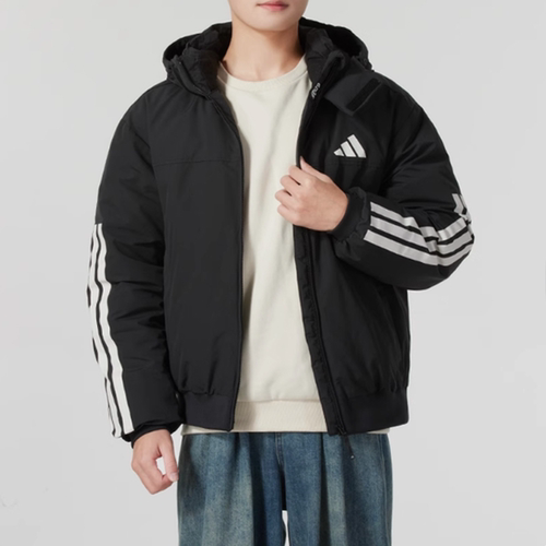 Adidas阿迪达斯冬季男女同款保暖外套运动休闲短款羽绒服 JG3845