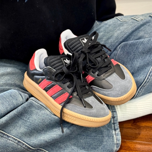 阿迪达斯三叶草男女款厚底复古SAMBA德训鞋t头鞋板鞋IE9178 9182