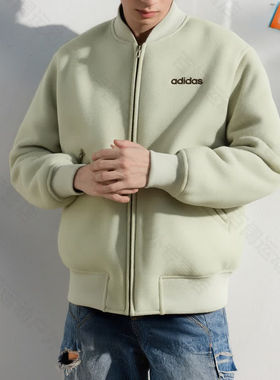 Adidas阿迪达斯男女百搭休闲运动上衣棒球服发防风棉服外套JL9565