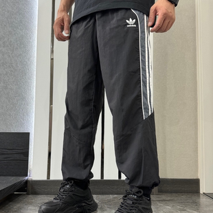 机车风梭织束脚长裤 运动裤 JL8414 男裤 阿迪达斯三叶草王安宇同款