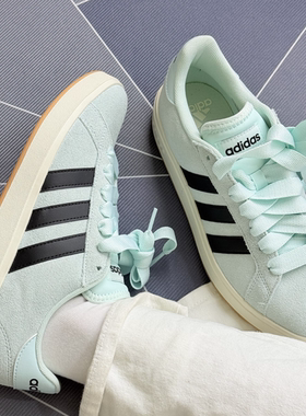 ADIDAS阿迪达斯GRAND COURT BASE 00s男女同款低帮板鞋JR7077