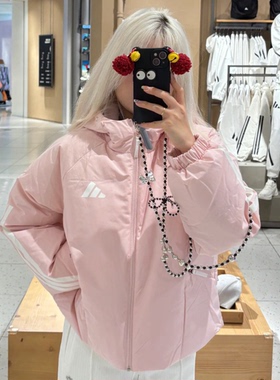 阿迪达斯W PUFFY DOWN J女士运动休闲保暖羽绒服外套 JG5922 5921