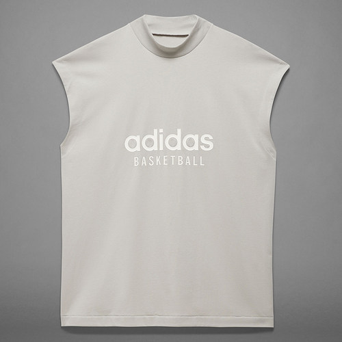 ADIDAS迪达斯Basketball Chapter宽松男女半高领无袖T恤 IA3445