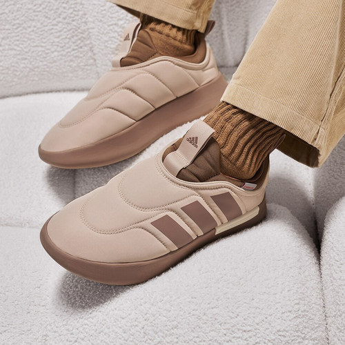 Adidas/阿迪达斯男女一脚蹬复古低帮保暖耐磨休闲面包棉鞋JP7710