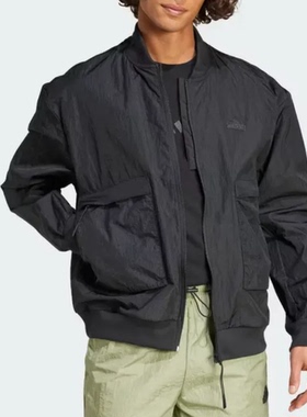 Adidas阿迪达斯款男士复古宽松夹克外套棒球服上衣 IY1503 1505