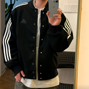 JKT男女加绒休闲宽松外套夹克 WARM JI6638 3ST Adidas阿迪达斯ST