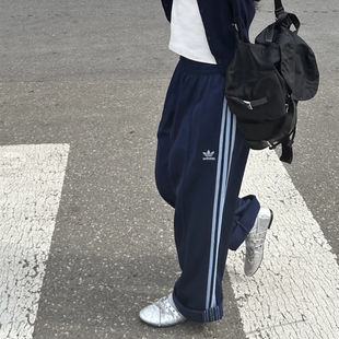 JJ2941 Bonner联名男女三条纹复古运动裤 阿迪达斯三叶草 Wales