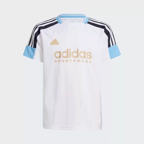 瑕疵清仓/Adidas/阿迪达斯 J NP TEE 大童运动休闲短袖T恤IY0143