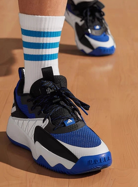 正品阿迪达斯实战篮球鞋男利拉德D lillard 8 Dame运动鞋ID1811