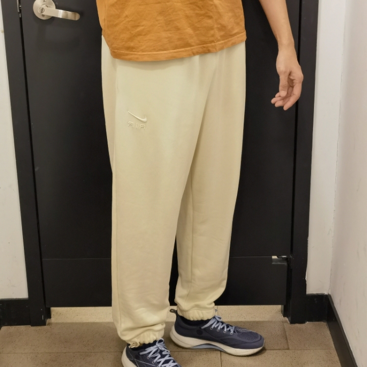 Nike/耐克男刺绣LGOG休闲运动宽松针织束脚收口长裤 DV9846-113