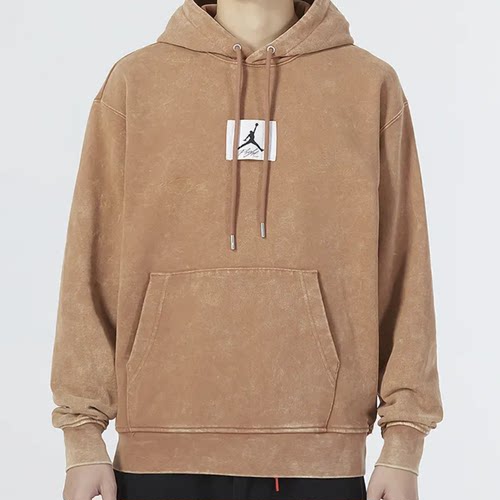 Air Jordan男子春季运动篮球休闲透毛圈连帽套头衫卫衣DR3088-215