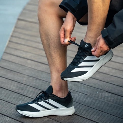 阿迪达斯DURAMO RC 2男女款运动训练透气网面耐磨跑步鞋 JS4429