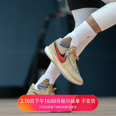 Nike耐克LeBron XX EP詹姆斯20男子运动实战缓震篮球鞋DV9089-200