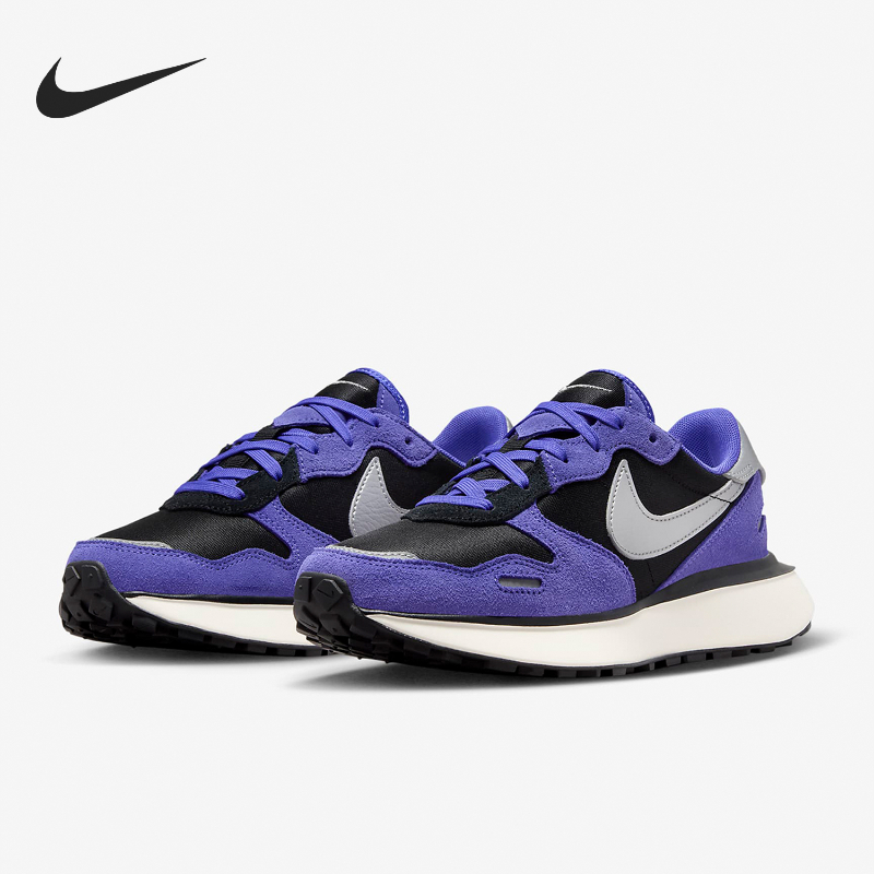 Nike/耐克Phoenix Waffle男女同款轻便厚底运动跑步鞋 FD2196-500