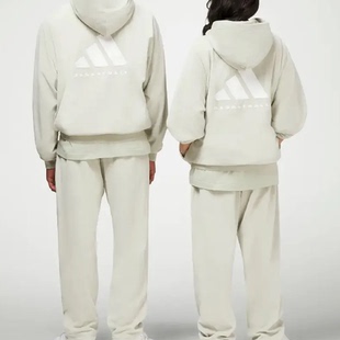 宽松针织套头衫 Adidas阿迪达斯卫衣男BASKETBALL连帽长袖 IA3455