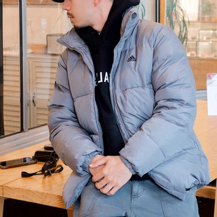 Adidas阿迪达斯运动休闲男士外套冬季保暖立领羽绒服夹克 IT8725